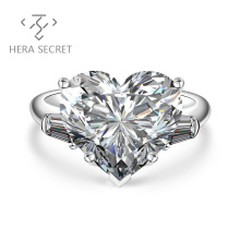 Hot Sale Heart Cut Gemstone Jewelry Natural Diamond Ring Top Quality Diamond Gemstone Jewelry